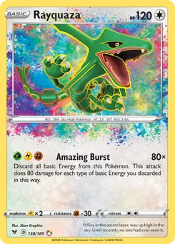 Rayquaza — Vivid Voltage — Amazing Rare